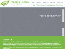 Tablet Screenshot of ecofreshworld.com